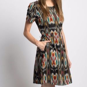 Mata Traders Ikat Serenade Dress with POCKETS